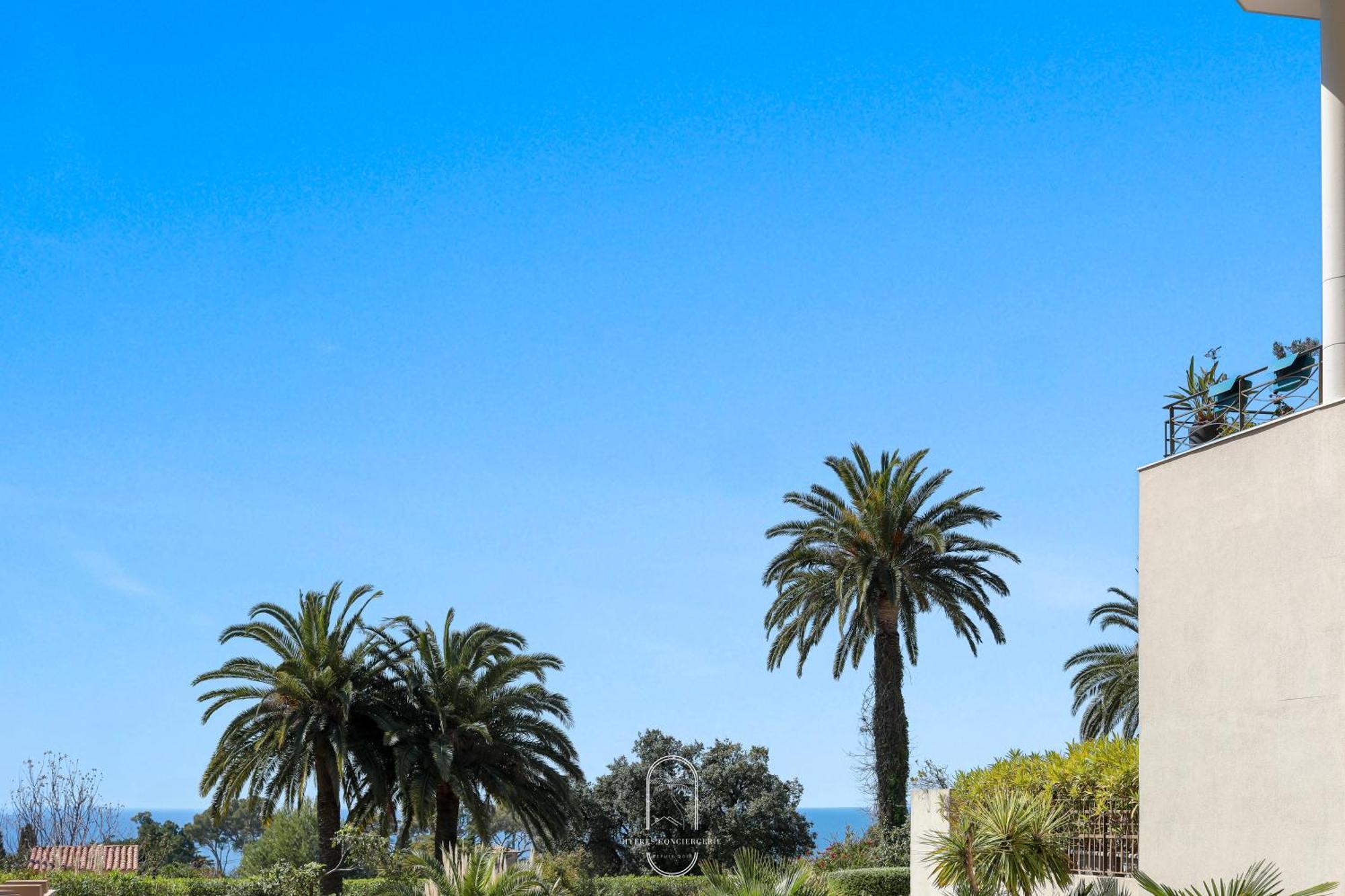 Maisonnette Saona Vue Mer Plages 800M Wifi Clim Pk By Hc Carqueiranne Dış mekan fotoğraf